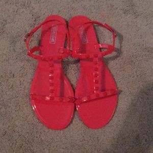 Red studded jellies